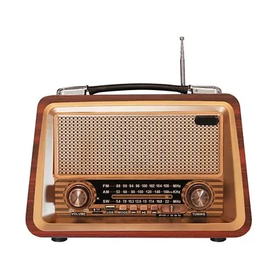 Kaufen Tragbares Retro-Radio Aus , Kabellose Bluetooth-Lautsprecher, HIFI-Ster9839 • 53.54€