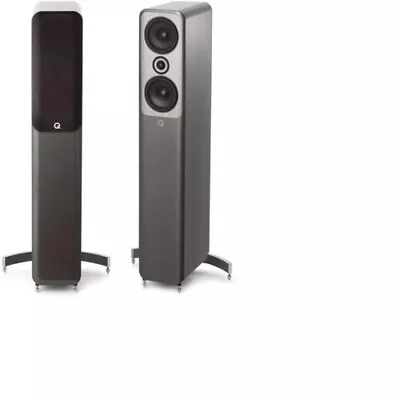 Kaufen Q Acoustics Concept 50 Stereo Standlautsprecher Paar Silber Hochglanz • 2,499€