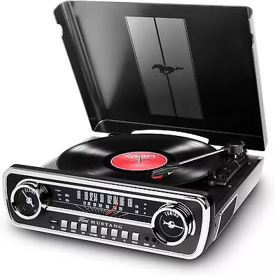 Kaufen ION Audio Mustang LP USB Plattenspieler Mit Lautsprecher Schallplattenspieler • 119.99€