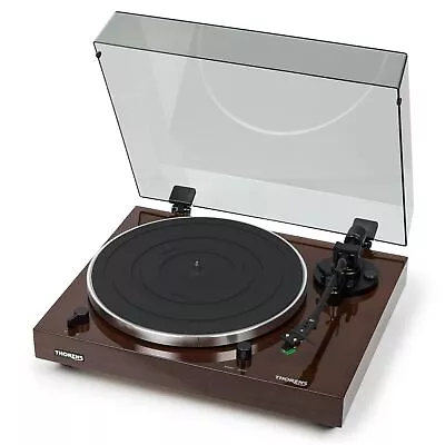 Kaufen Thorens TD 202 Walnuss Hochglanz, Manuell Incl. AT 95E - Plattenspieler • 444€