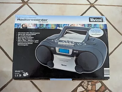 Kaufen Tevion Radiorekorder CD-Player MD 80473 • 39.99€