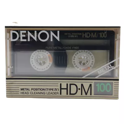 Kaufen DENON HD-M 100 Metal Vintage Kassette Leerkassette TYPE IV - NEU OVP Sealed • 74.99€