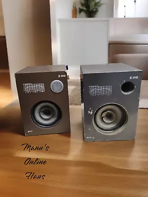 Kaufen DDR RFT HIFI Boxen B 2410 Lautsprecher  VEB Gehäusebau Hallbach Defekt • 15€