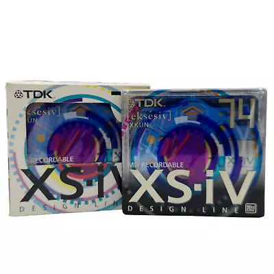 Kaufen TDK MD Recordable Minidisc MD-XS74CAEA Mini Disc XS-iV Design Line 74 - NEU OVP • 12.99€