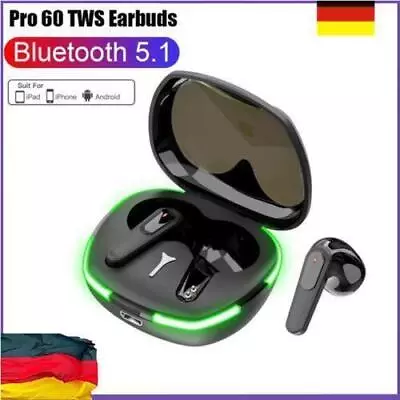 Kaufen Bluetooth In Ear Kopfhörer Kabellos Stereo Ohrhörer Schwarz Mit Ladebox NEU • 7.99€