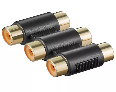 Kaufen Audio Cinch Adapter Cinch Kupplung Cinch Verlängerung Adapter HiFi RCA Verbinder • 3.97€
