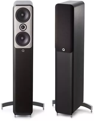 Kaufen Q Acoustics Concept 50 Stereo Standlautsprecher Paar Schwarz Hochglanz • 2,499€