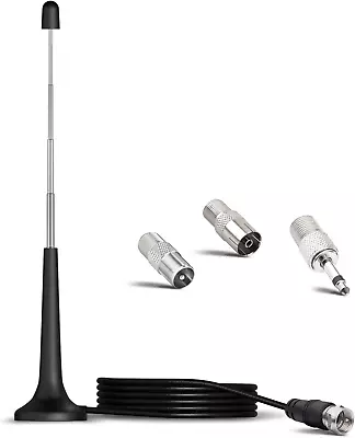 Kaufen  FM UKW Radioantenne , DAB Teleskop, Magnetfuß, 3m Kabel, Hifi-Receiver • 17.59€