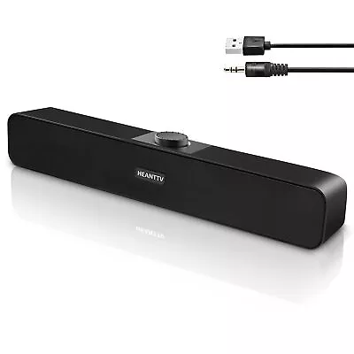 Kaufen TV Soundbar USB Lautsprecher Stereo Subwoofer Soundbox Musikbox Für Laptop PC • 17.99€