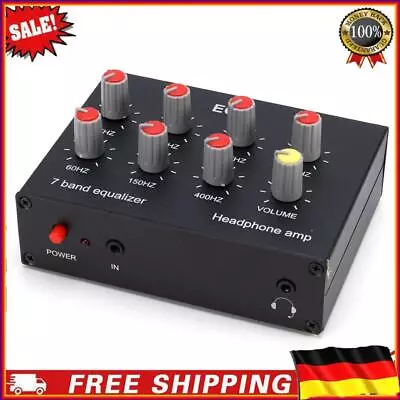 Kaufen 7 Band Digital Equalizer 3.5mm Jack Dual Channel Sound Signal Amplifier DC5V-12V • 31.88€