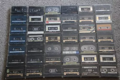 Kaufen 42 Audiokassetten Kassetten Musikkassetten DENON MAXELL TDK FUJI - Dachbodenfund • 30€