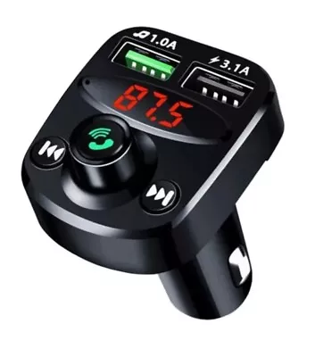 Kaufen FM Transmitter KFZ Bluetooth USB Auto Ladegerät Für Handy Radio Adapter Neu • 6.29€