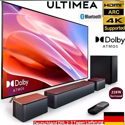 Kaufen Soundbar TV Wireless Subwoofer 5.1 ULTIMEA Poseidon D50 Bluetooth Dolby Atmos • 109.99€