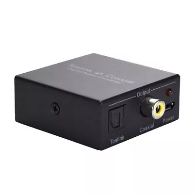 Kaufen 2-Wege Digital Coax Koaxial SPDIF Zu Toslink Optical Audio Konverter Adapter • 13.55€