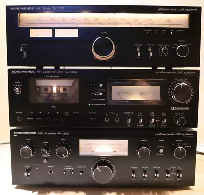 Kaufen Nordmende Hifi Verstärker PA-1200  PHILHARMONIC Tuner TU-1050 Tapedeck CD-1200 • 399€