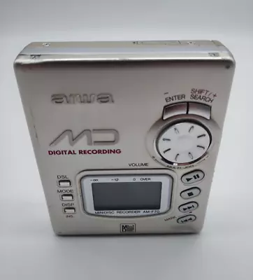 Kaufen #SE2066# Original AIWA Minidisc Recorder AM-F70 Defekt Vintage • 39.99€