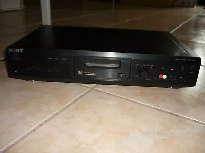 Kaufen Sony Minidisc Deck MDS JE-330 Mit Original Sony Fernbedienung RM-D4M • 99€