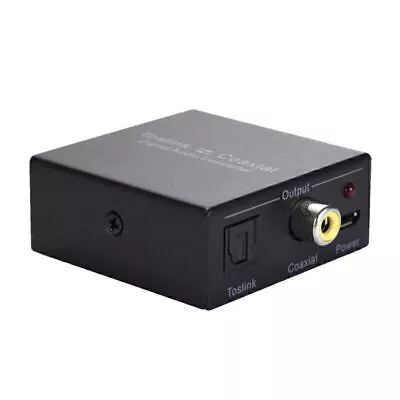 Kaufen 2-Wege Digital Coax Koaxial SPDIF Zu Toslink Optical Audio Konverter Adapter • 15.01€