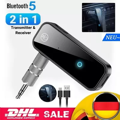 Kaufen Auto Blue-tooth 5.0 Wireless-3.5mm Klinke Aux EmpfÄnger Adapter Musik Audio Kfz • 13.99€