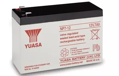 Kaufen 2 X NP7-12 12 V 7Ah 20 Stunden ORIGINAL Yuasa Blei Säure Wiederaufladbare Batterien • 45.02€