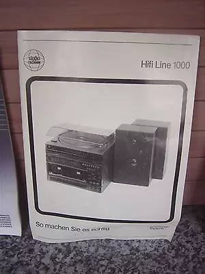 Kaufen Bedienungsanleitung Hifi Line 1000 • 2.99€