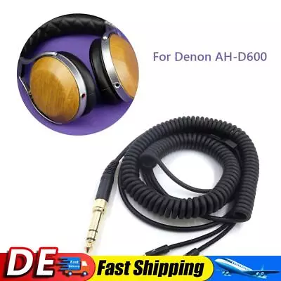 Kaufen Wired Headset Spring Audio Cable For Denon AH-D7100/D9200 HiFi Cord Accessories  • 14.15€