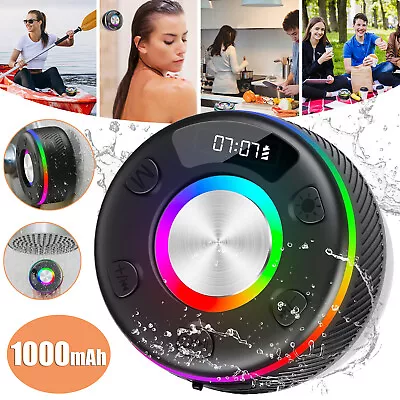 Kaufen Bluetooth 5,3 Dusche Lautsprecher Mini Wasserdicht Musikbox Wireless Subwoofer • 16.97€