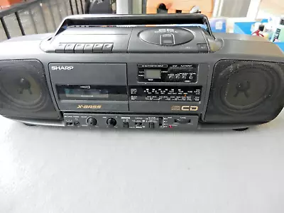 Kaufen Sharp Qt-cds Stereo Radio Kassettenrekorder Mit Compact Disc-player • 45€