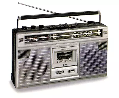 Kaufen SHARP GF-6060H Stereo Radio Recorder Ghettoblaster Kassette 1981 • 59€
