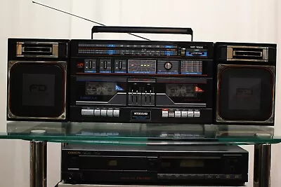 Kaufen Intersound Mc 1000 Hifi Stereo Radio Cassette Recorder Ghettoblaster Boombox Top • 155€