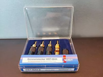 Kaufen WBT 0644 Bananenstecker 4er SET - Wade In Germany • 89€