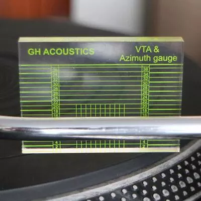 Kaufen Phono Tonarm Azimut Lineal VTA Patrone Mess Acryl Vinyl Q4P6 Plattenspieler Q0R5 • 4.24€