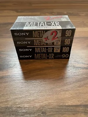 Kaufen 4x Sony Metal XR 90/100 - Neu - Sealed - Kassetten - Tape  • 119.99€