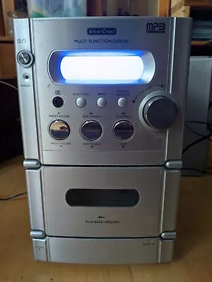 Kaufen Silvercrest KH2316 Micro MP3 Stereoanlage CD,  Kassette, Radio Mit Fernbedienung • 5€