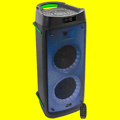 Kaufen SOUNDBOX PHANTOM 300W LED-Lautsprecher PARTY-Musikanlage +5Ah-Akku, BT, MicroSD • 229€