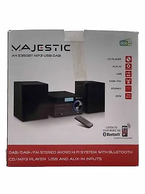 Kaufen Majestic AH 2350 BT MP3 USB DAB - Micro-HiFi-System / Teildefekt • 39.99€