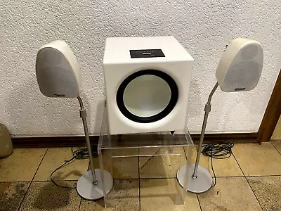 Kaufen Teufel  Motiv 2  High End Lautsprecher 2.1 In Weiß  +  2 Standfüße M50P • 120€