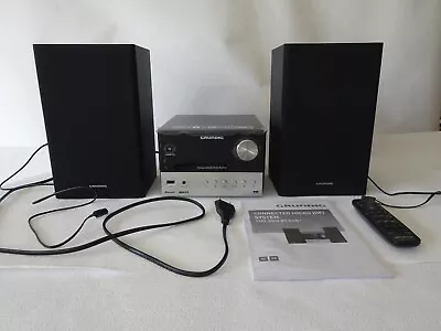 Kaufen Grundig CMS 3000 BT DAB HiFi System Kompaktanlage Schwarz/ Silber GLR 7640 NEU • 59€