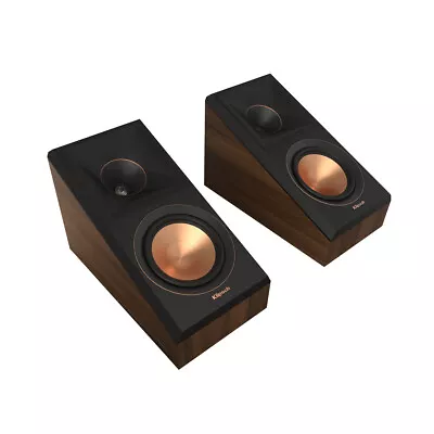 Kaufen Klipsch RP-500SA Walnuss Paarpreis Wand Lautsprecher Dolby Atmos HiFi Heimkino • 649€