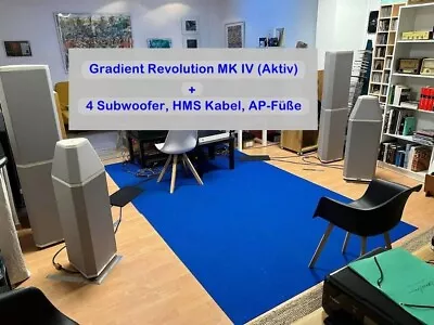 Kaufen Gradient Revolution MK IV Aktiv + 4 Subwoofer, HMS Kabel, AP-Füße • 5,400€