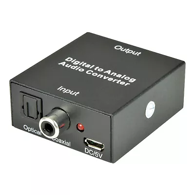 Kaufen Digital Optisch / Spdif Sich Analog Rca Phono Audio TV/Hifi / Soundbar Konverter • 28.67€