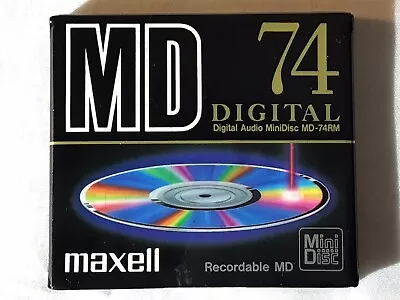 Kaufen MAXELL MiniDisk MD 74 - Neu In OVP - MD-74RM Neu & Originalverschweisst Rarität! • 23.50€