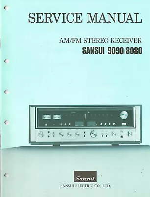 Kaufen Original Service Manual Schaltplan Für Sansui 9090 + 8080 Original ! • 40€