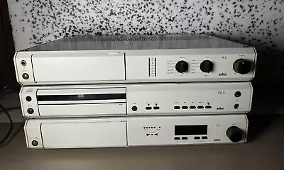 Kaufen Braun Atelier Hifi-Anlage A2, CD3, T2 Verstärker CD Tuner (3439) • 232€