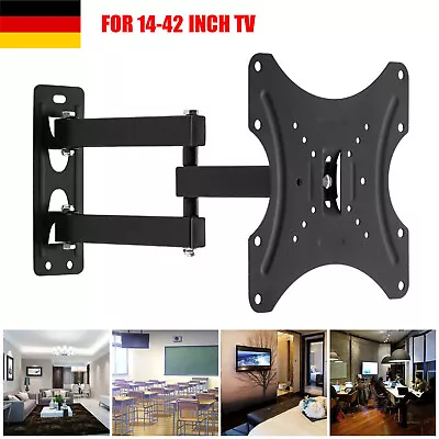 Kaufen TV Wandhalterung Wandhalter Monitor 14-42Zoll Schwenkbar Neigbar 23  27  32  37  • 15.99€