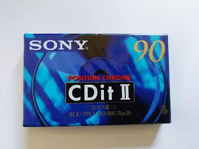 Kaufen Audio Leerkassette Sony CDit II Chrome Tape  MC NEU Und OVP 90 Minuten • 5€