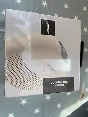 Kaufen Bose SoundLink Micro Bluetooth Lautsprecher - Weiß Brandneu Versiegelt • 118.61€