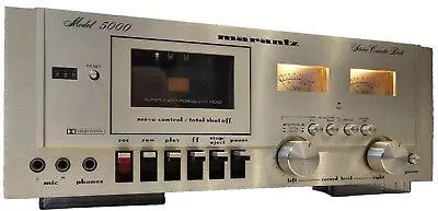 Kaufen MARANTZ 5000 Stereo Cassette Deck , Silber,  USA/Japan ,  Vintage  • 179€