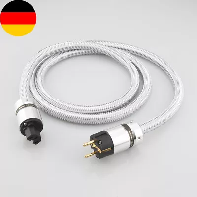 Kaufen High-End HiFi Audio Netzkabel C13 Schukostecker Powercord • 65.45€