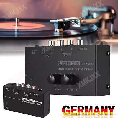 Kaufen Phono Vorverstärker Mic Verstärker Mit Netzteil Phono Vorverstärker Pre Amp A5O6 • 18.99€